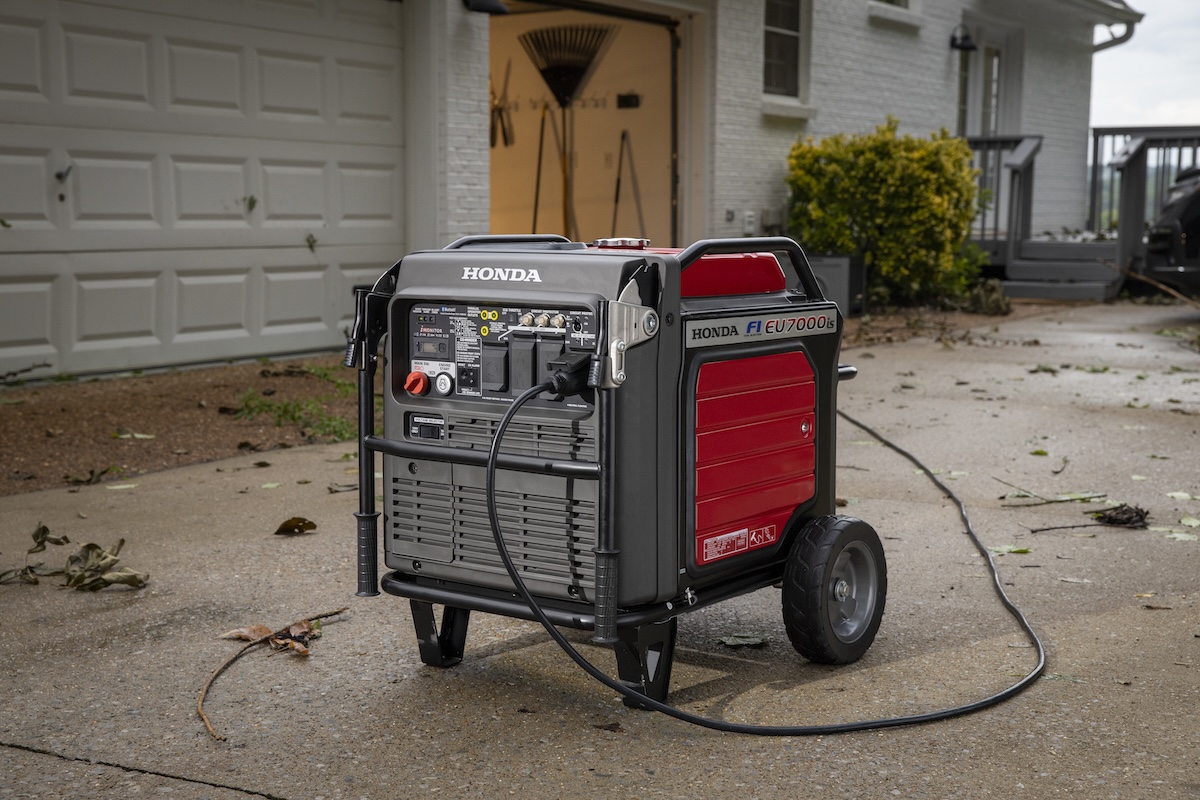 Generator safety during a storm