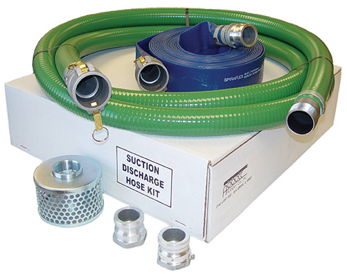 Honda Pump Suction Discharge Hose Kit, 2 hoses and a filter as well as 2 connectors